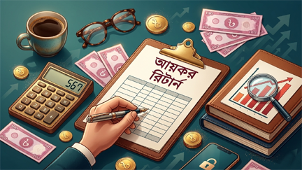 সারা বছর আয়কর রিটার্ন দাখিলের সুযোগ - থাকছে জরিমানাও